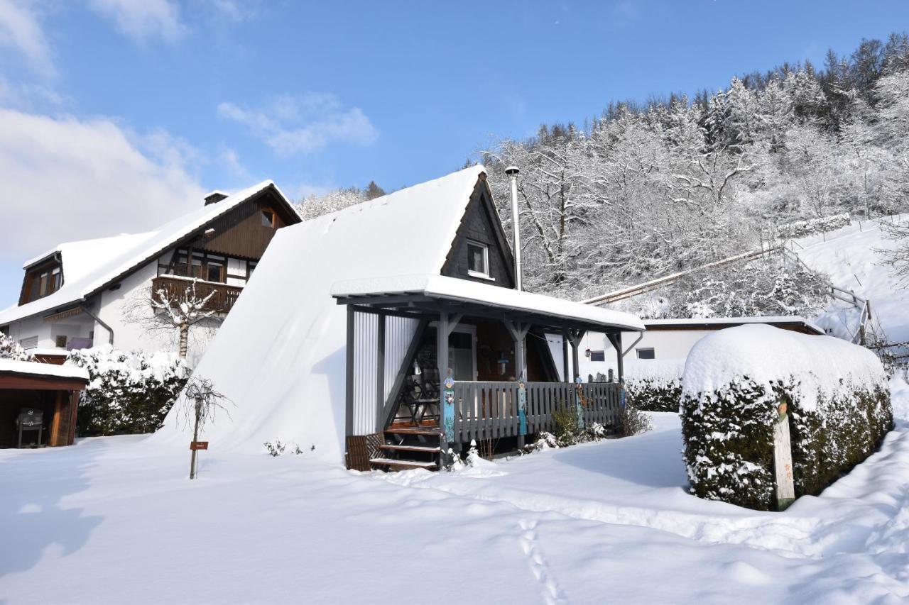 Ferienhaus Giebelei เมเดบาค ภายนอก รูปภาพ